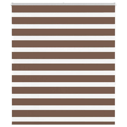 Zebrarollo Braun 130x150 cm Stoffbreite 125,9 cm Polyester