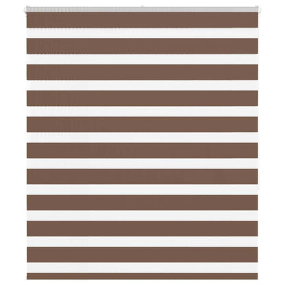 Zebrarollo Braun 135x150 cm Stoffbreite 130,9 cm Polyester