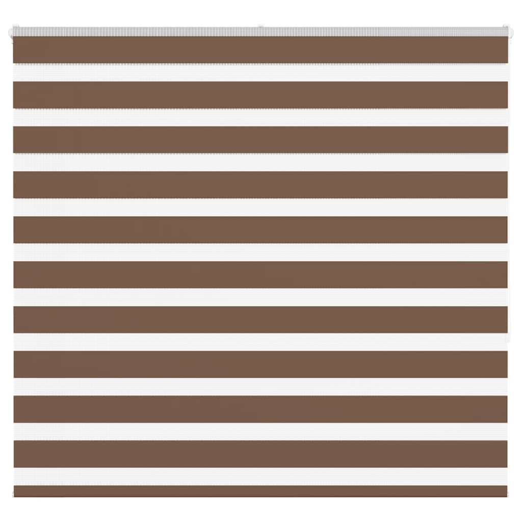 Zebra rullegardin brun 155x150 cm stofbredde 150,9 cm polyester