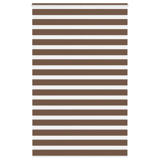 Zebra rullegardin brun 140x200 cm stofbredde 135,9 cm polyester