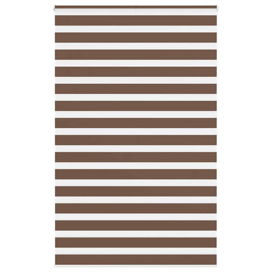 Zebra rullegardin brun 150x200 cm stofbredde 145,9 cm polyester
