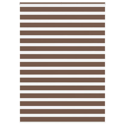 Zebrarollo Braun 155x200 cm Stoffbreite 150,9 cm Polyester