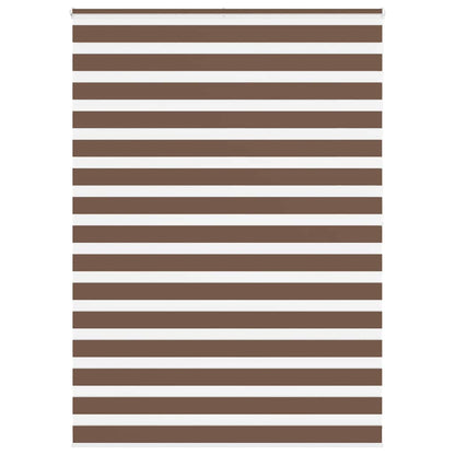 Zebrarollo Braun 165x200 cm Stoffbreite 160,9 cm Polyester