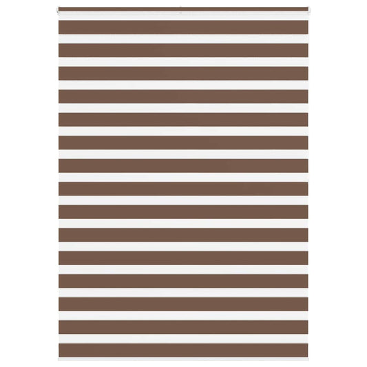 Zebrarollo Braun 165x200 cm Stoffbreite 160,9 cm Polyester