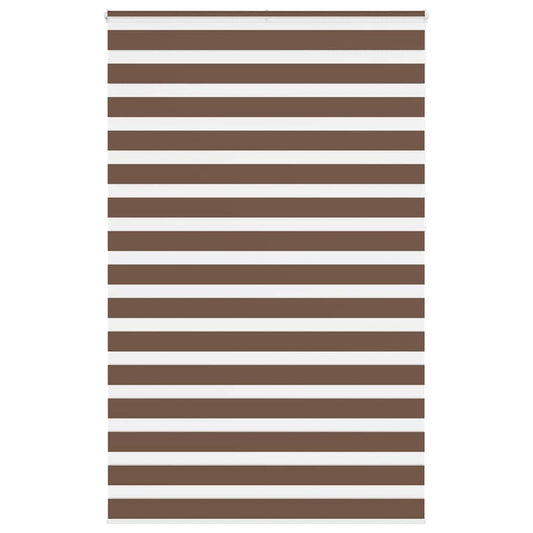 Zebra rullegardin brun 140x230 cm stofbredde 135,9 cm polyester