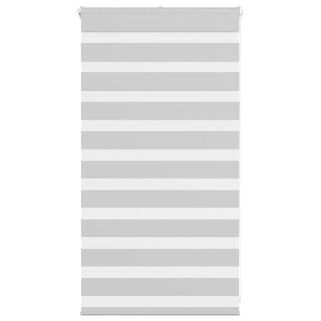 Zebra rullegardin lysegrå 80x100 cm stofbredde 75,9 cm polyester