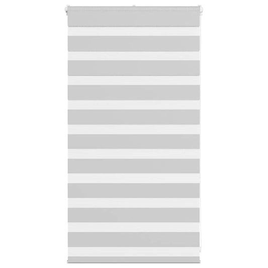 Zebra rullegardin lysegrå 85x100 cm stofbredde 80,9 cm polyester