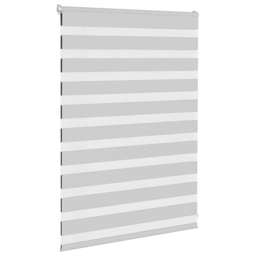 Zebra rullegardin lysegrå 95x100 cm stofbredde 90,9 cm polyester