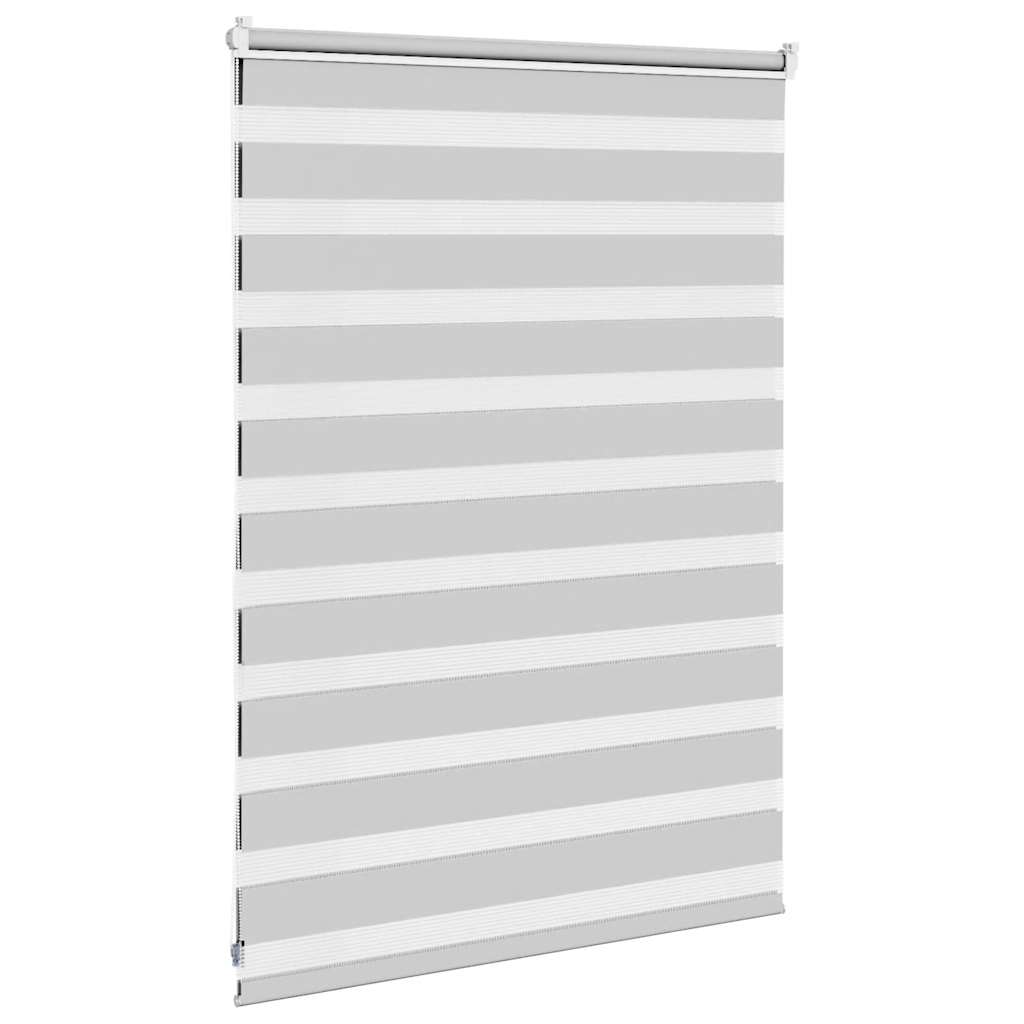 Zebra rullegardin lysegrå 95x100 cm stofbredde 90,9 cm polyester