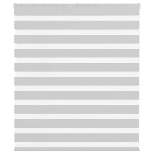 Zebrarollo Hellgrau 125x100 cm Stoffbreite 120,9 cm Polyester