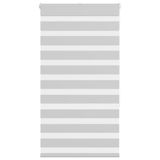 Zebra rullegardin lysegrå 80x150 cm stofbredde 75,9 cm polyester