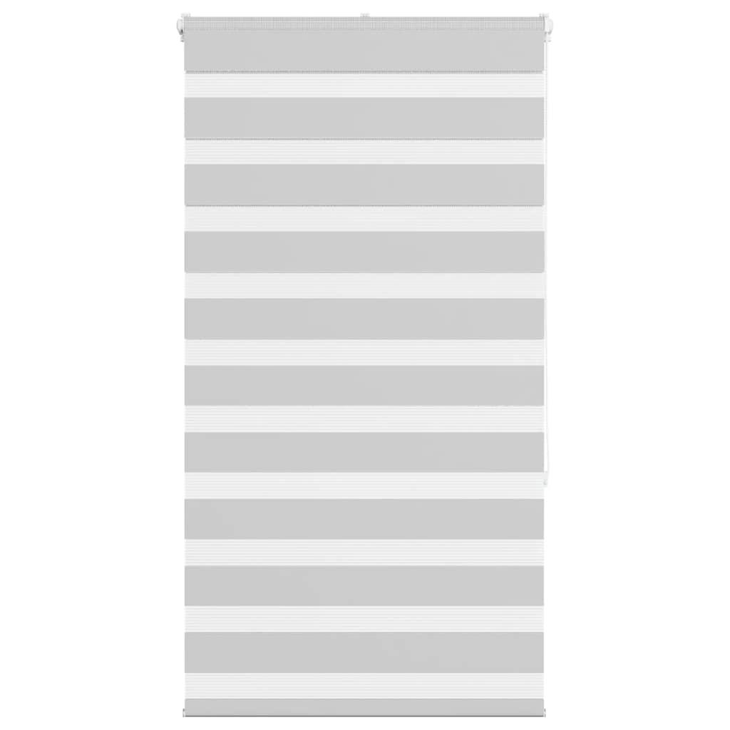 Zebra rullegardin lysegrå 90x150 cm stofbredde 85,9 cm polyester