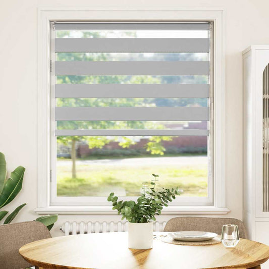 Zebrarollo Hellgrau 105x150cm Stoffbreite 100,9 cm Polyester