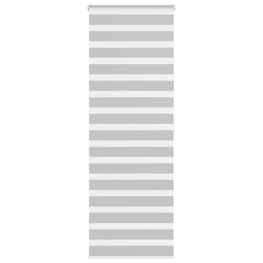 Doppelrollo Hellgrau 80x200 cm Stoffbreite 75,9 cm Polyester