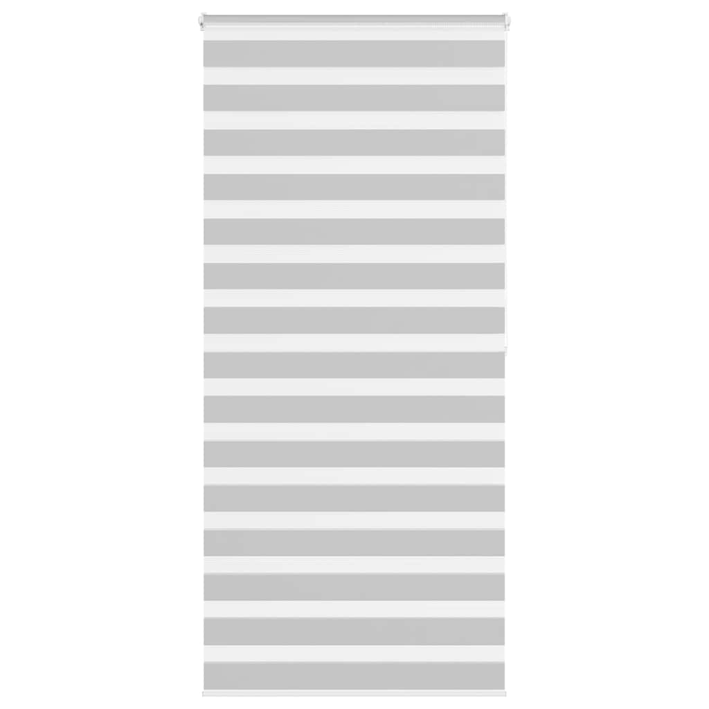 Zebra rullegardin lysegrå 95x200 cm stofbredde 90,9 cm polyester