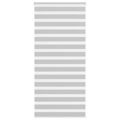 Zebra rullegardin lysegrå 95x200 cm stofbredde 90,9 cm polyester