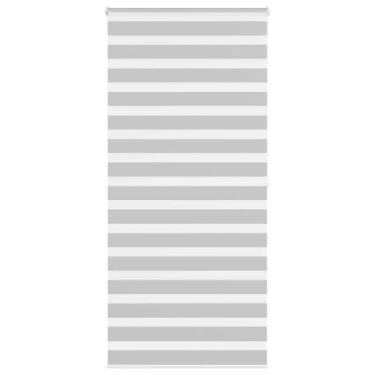 Zebra rullegardin lysegrå 95x200 cm stofbredde 90,9 cm polyester