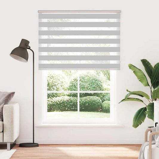 Zebrarollo Hellgrau 160x200 cm Stoffbreite 155,9 cm Polyester