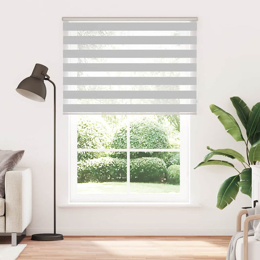 Zebrarollo Hellgrau 165x200 cm Stoffbreite 160,9 cm Polyester