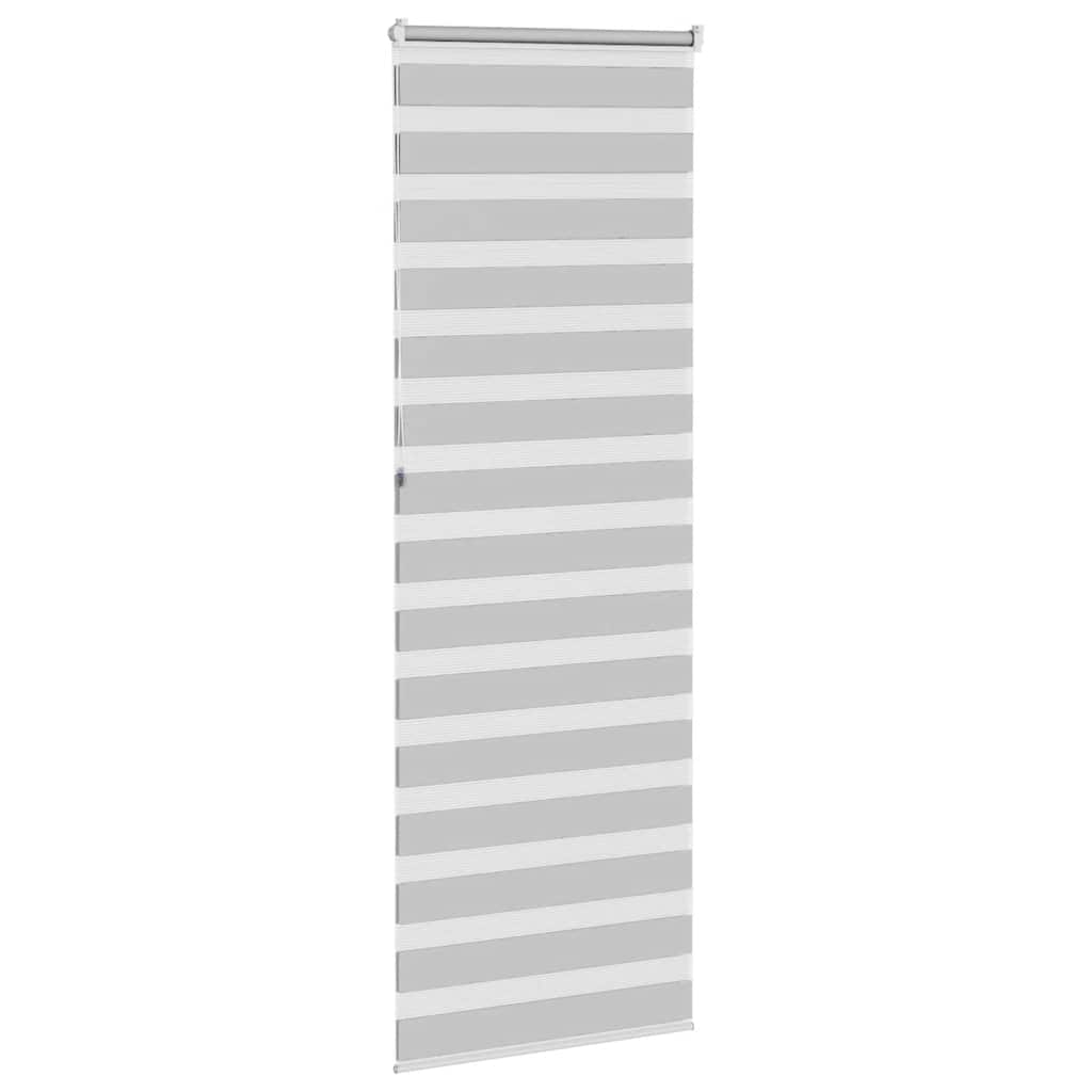 Zebra rullegardin lysegrå 80x230 cm stofbredde 75,9 cm polyester