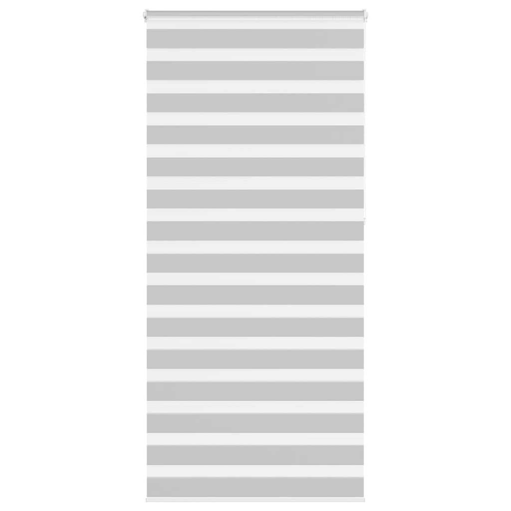 Zebrarollo Hellgrau 100x230 cm Stoffbreite 95,9 cm Polyester