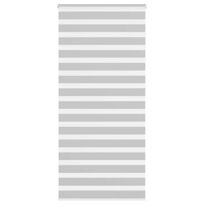 Zebrarollo Hellgrau 100x230 cm Stoffbreite 95,9 cm Polyester