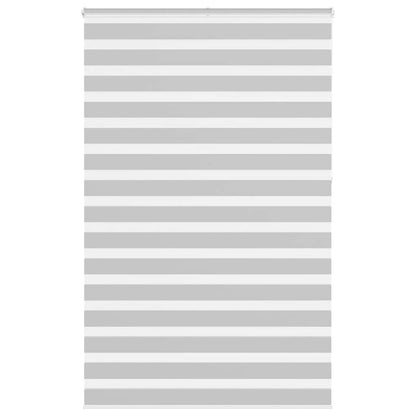 Zebrarollo Hellgrau 150x230 cm Stoffbreite 145,9 cm Polyester