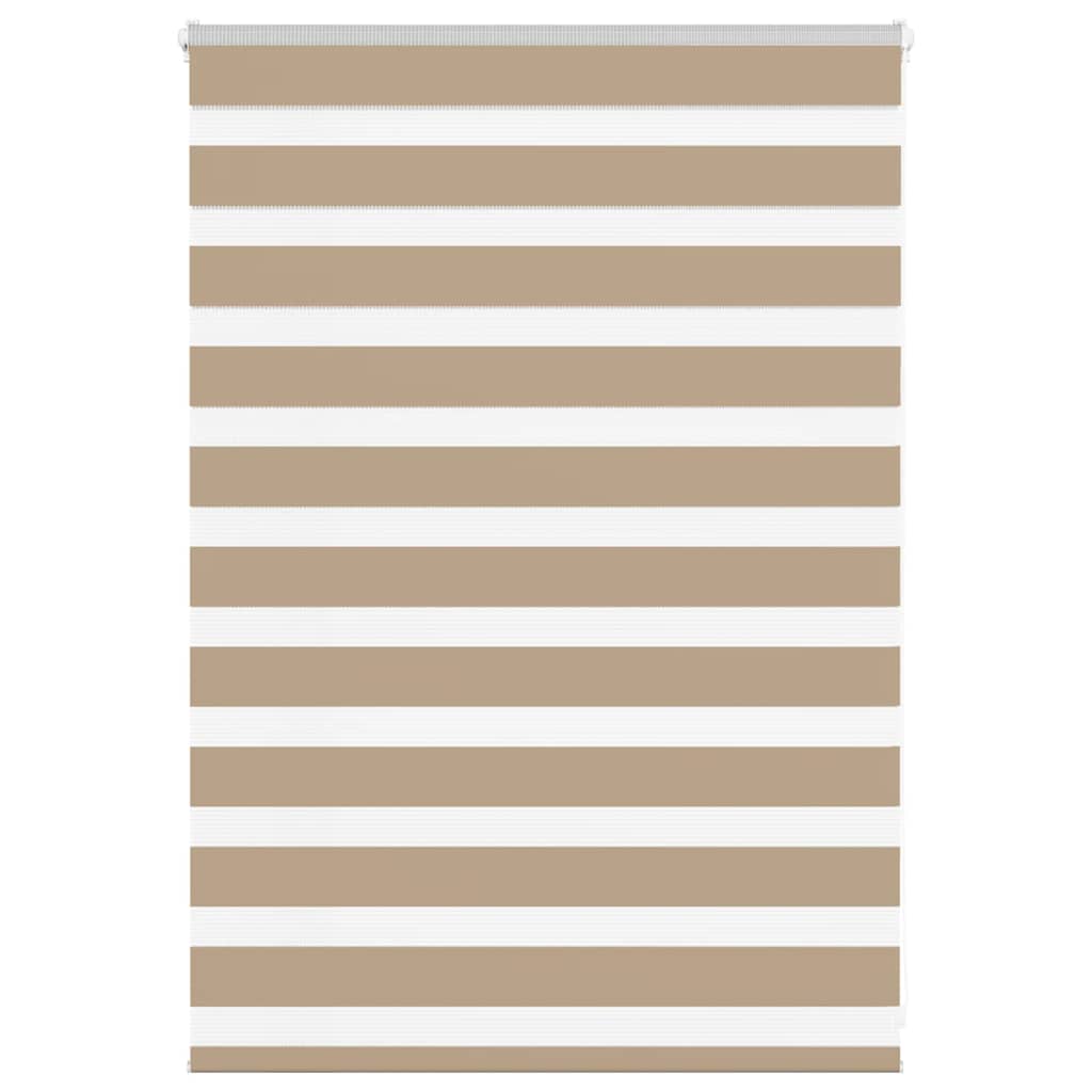 Zebrarollo Sandbraun 115x100 cm Stoffbreite 110,9 cm Polyester