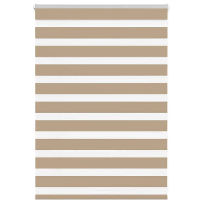 Zebrarollo Sandbraun 115x100 cm Stoffbreite 110,9 cm Polyester