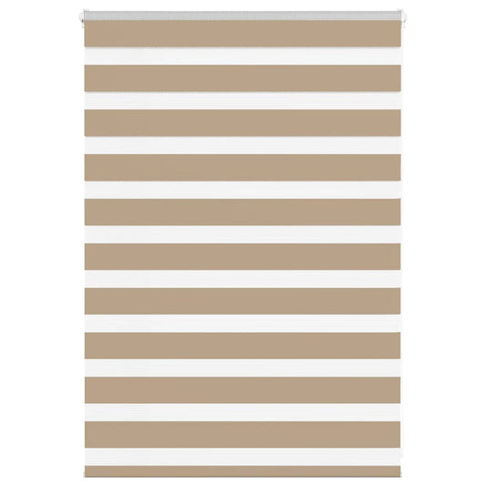 Zebrarollo Sandbraun 115x100 cm Stoffbreite 110,9 cm Polyester