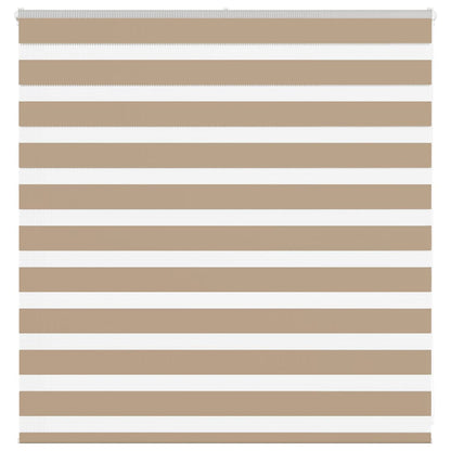 Zebrarollo Sandbraun 150x100 cm Stoffbreite 145,9 cm Polyester
