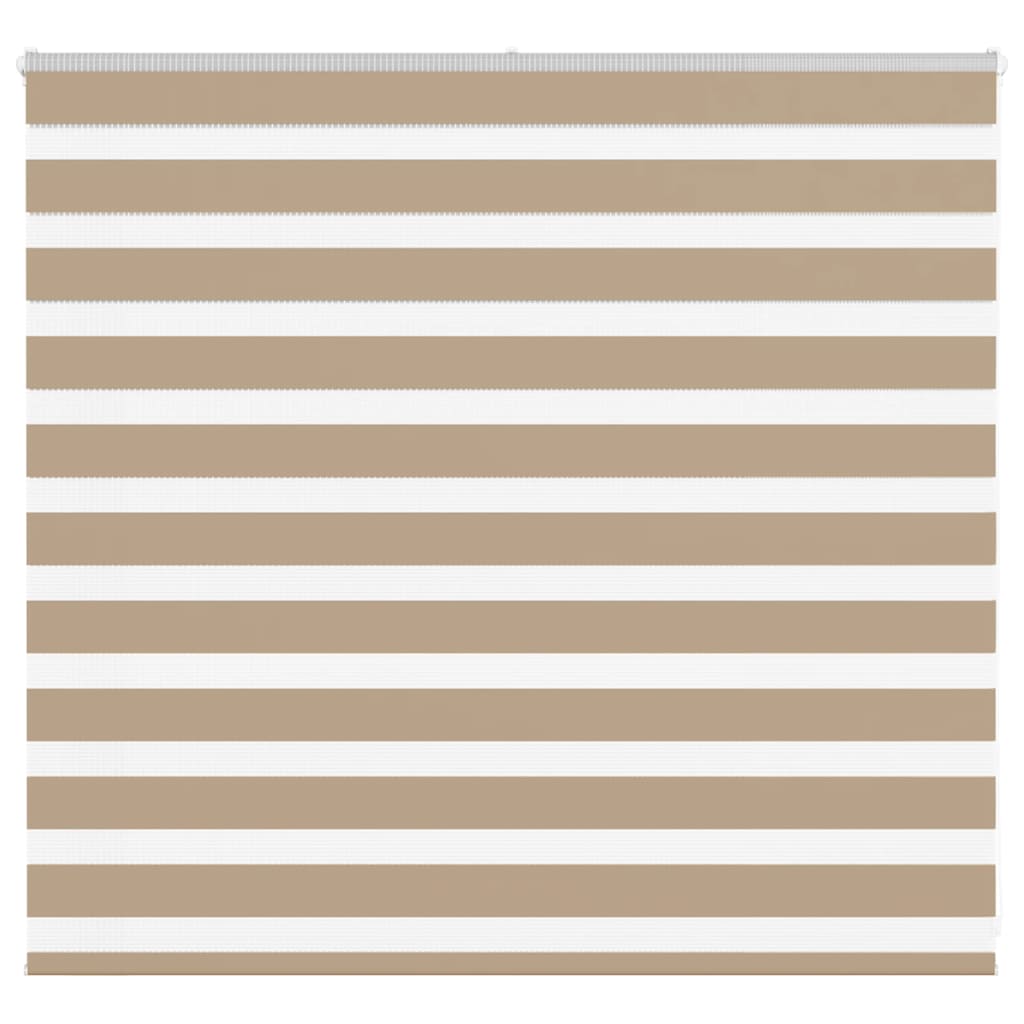 Zebra rullegardin sandbrun 155x100 cm stofbredde 150,9 cm polyester