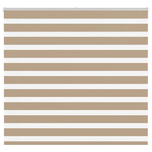 Zebra rullegardin sandbrun 155x100 cm stofbredde 150,9 cm polyester