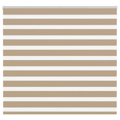 Zebra rullegardin sandbrun 160x100 cm stofbredde 155,9 cm polyester