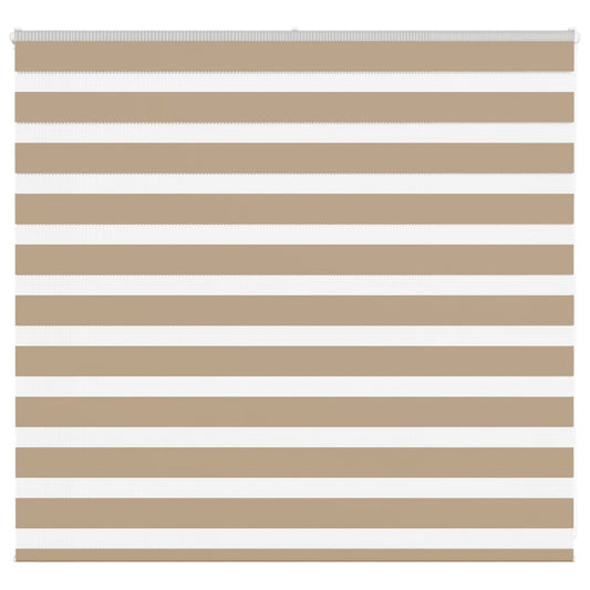 Zebra rullegardin sandbrun 160x100 cm stofbredde 155,9 cm polyester