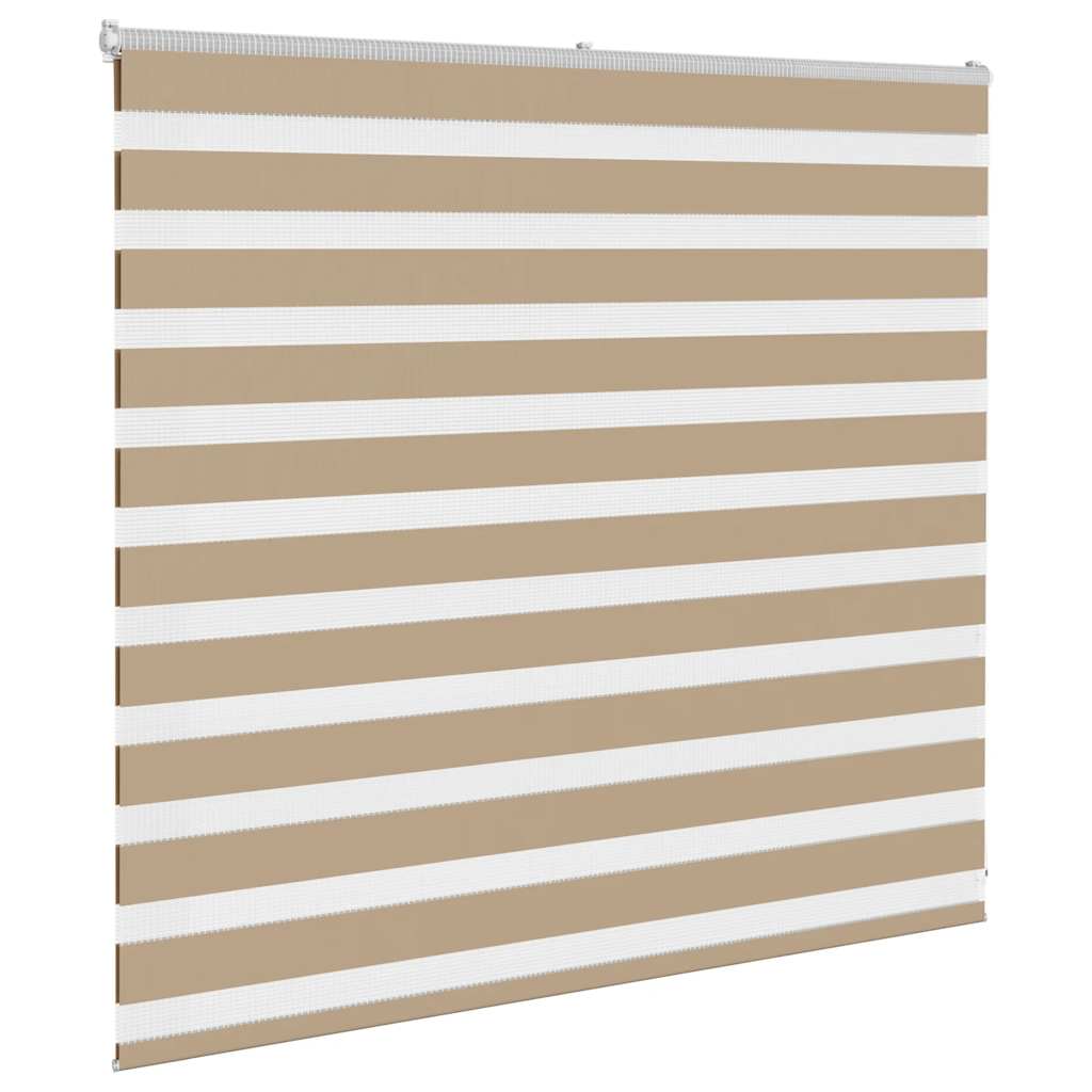 Zebra rullegardin sandbrun 160x100 cm stofbredde 155,9 cm polyester