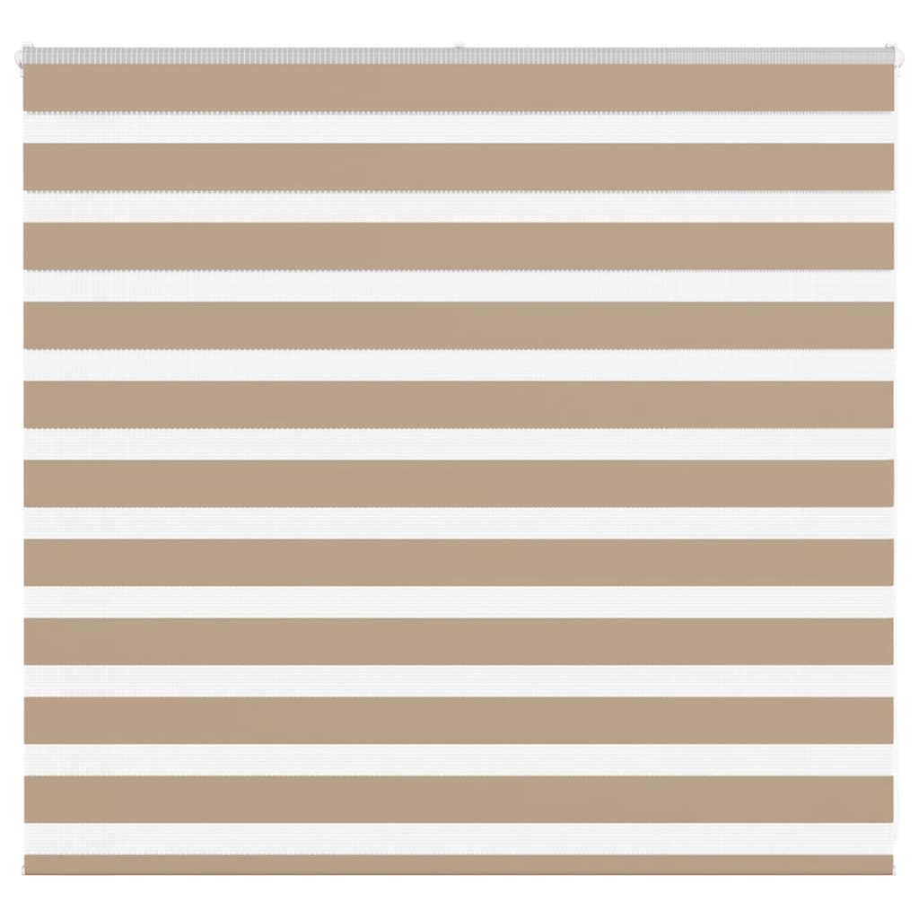 Zebra rullegardin sandbrun 165x100 cm stofbredde 160,9 cm polyester
