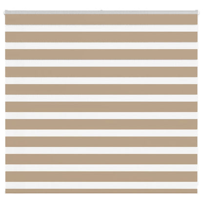 Zebra rullegardin sandbrun 165x100 cm stofbredde 160,9 cm polyester