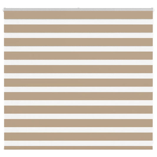 Zebra rullegardin sandbrun 165x100 cm stofbredde 160,9 cm polyester