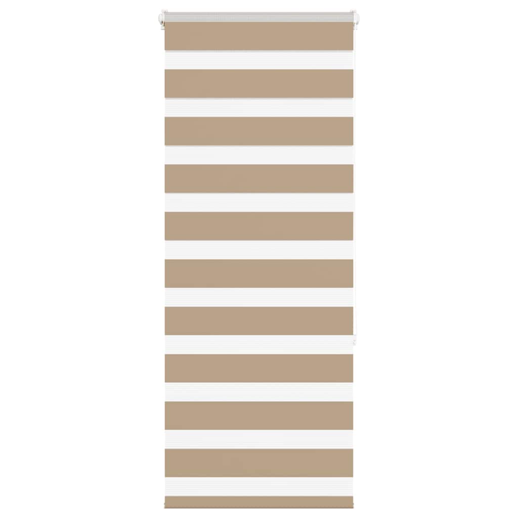 Zebrarollo Sandbraun 55x150 cm Stoffbreite 50,9 cm Polyester