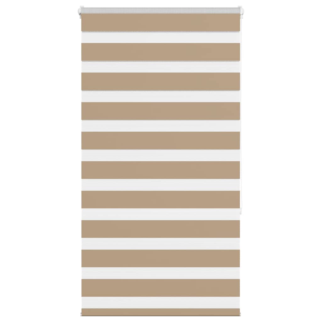 Zebrarollo Sandbraun 70x150 cm Stoffbreite 65,9 cm Polyester