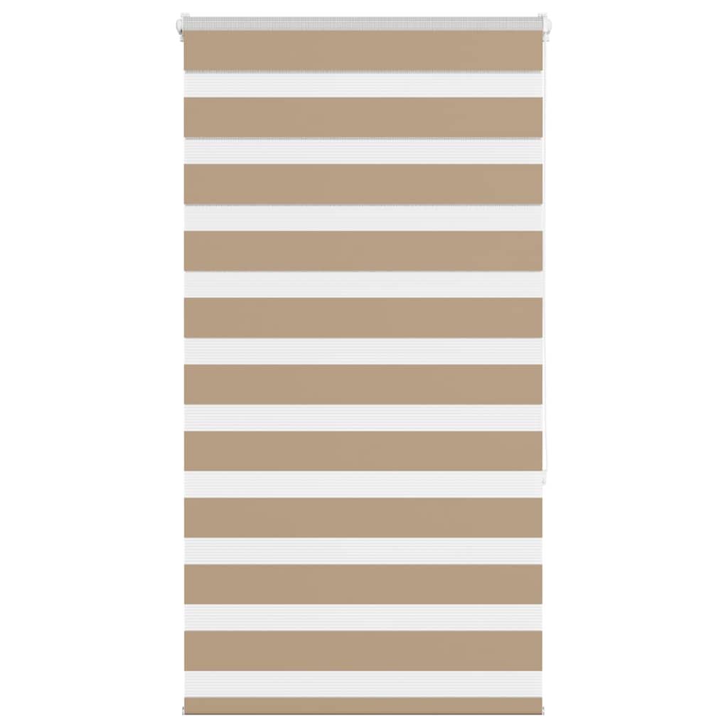 Zebrarollo Sandbraun 80x150 cm Stoffbreite 75,9 cm Polyester