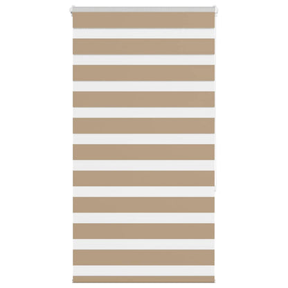 Zebrarollo Sandbraun 80x150 cm Stoffbreite 75,9 cm Polyester