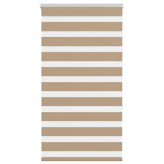 Zebrarollo Sandbraun 80x150 cm Stoffbreite 75,9 cm Polyester