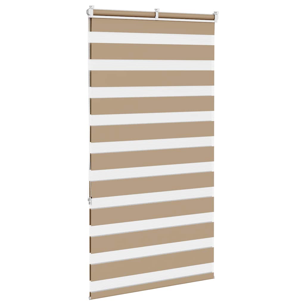 Zebrarollo Sandbraun 80x150 cm Stoffbreite 75,9 cm Polyester
