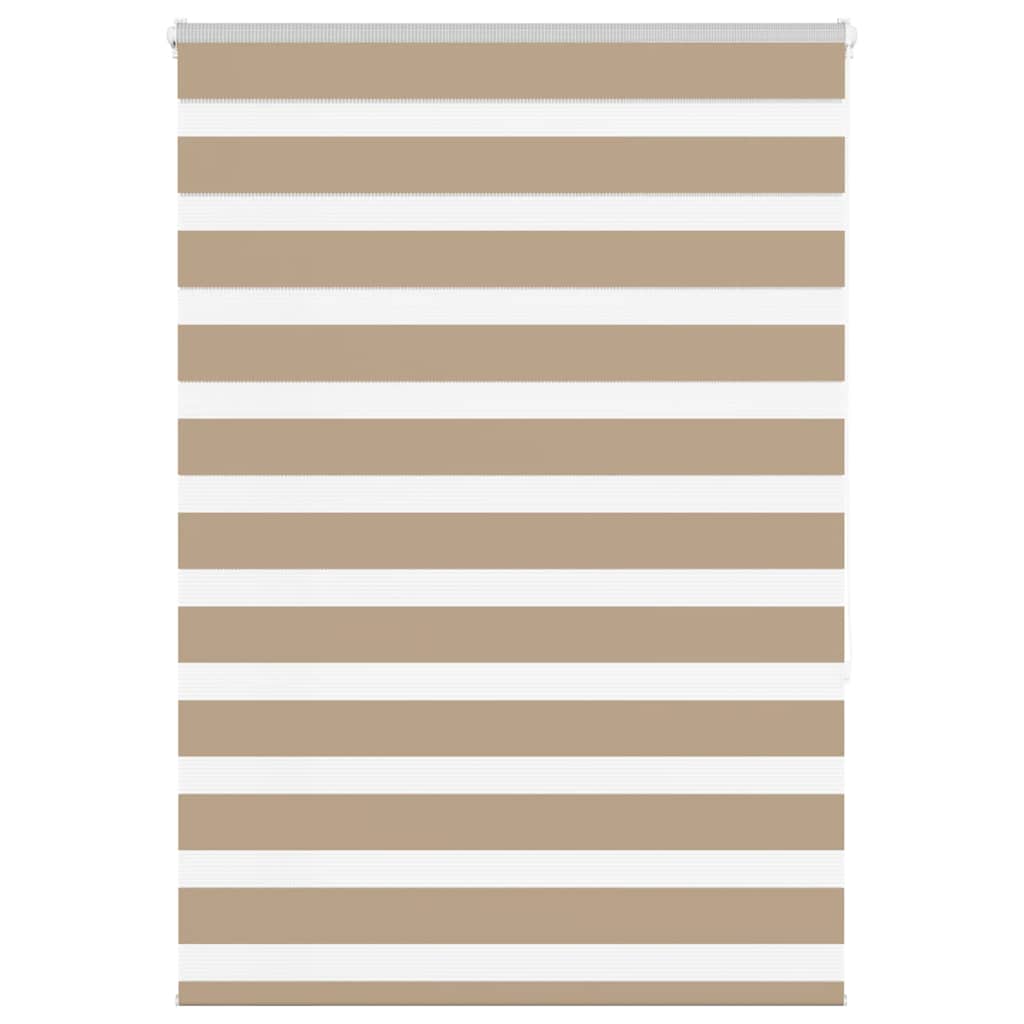 Zebrarollo Sandbraun 115x150 cm Stoffbreite 110,9 cm Polyester