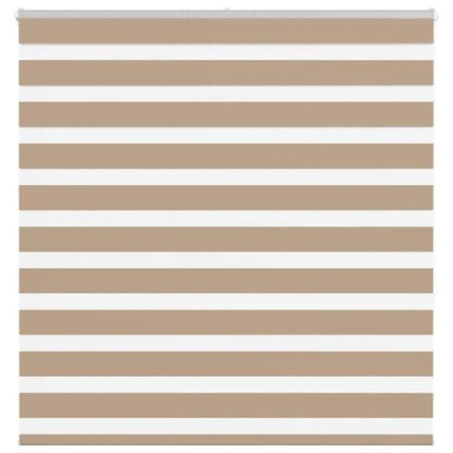 Zebrarollo Sandbraun 140x150 cm Stoffbreite 135,9 cm Polyester