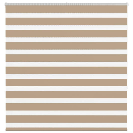 Zebrarollo Sandbraun 140x150 cm Stoffbreite 135,9 cm Polyester