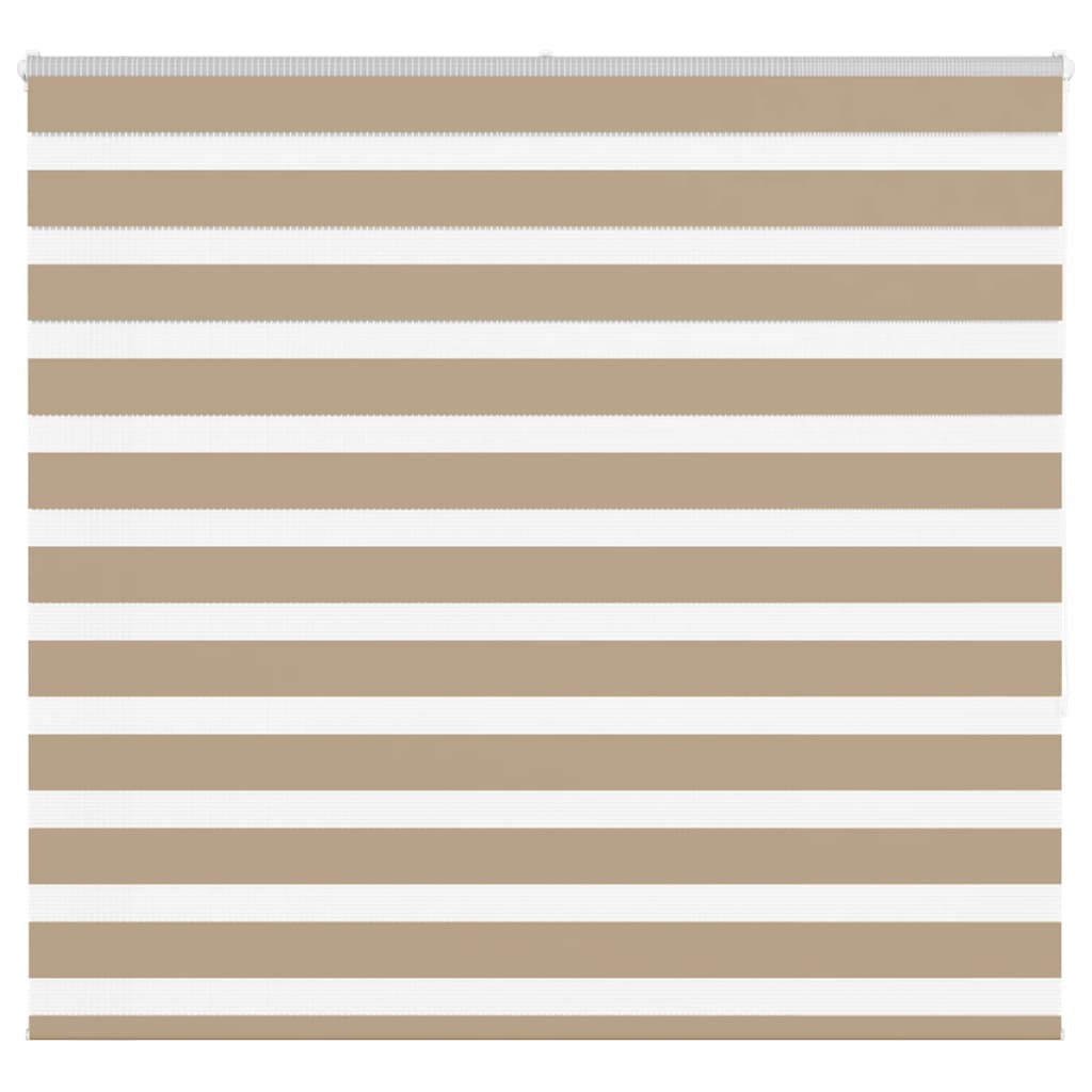 Zebrarollo Sandbraun 160x150 cm Stoffbreite 155,9 cm Polyester
