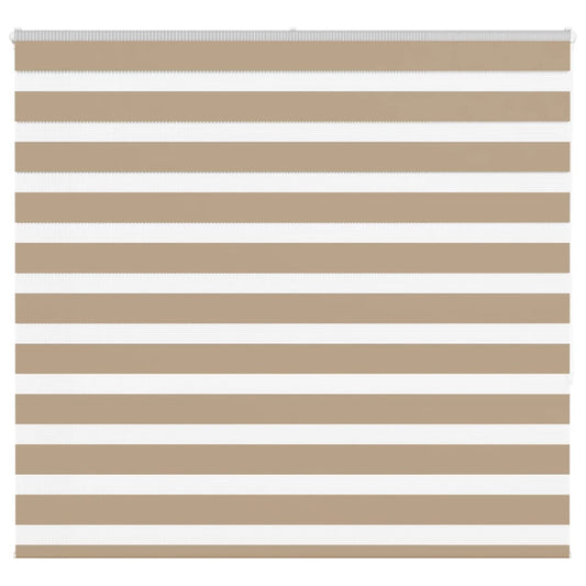 Zebrarollo Sandbraun 160x150 cm Stoffbreite 155,9 cm Polyester